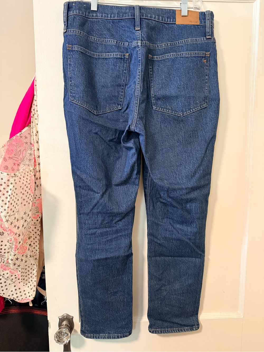 Madewell Straight-Leg Jeans in Deep Blue Wash